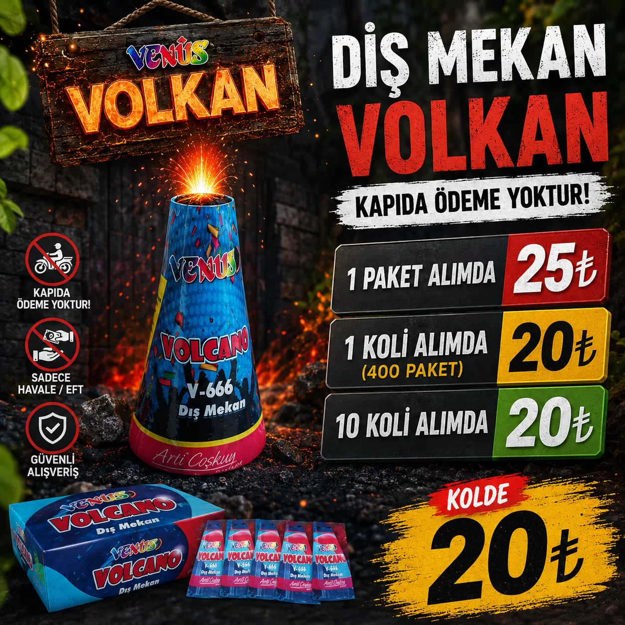 Dış Mekan Volkan 666 modeli
